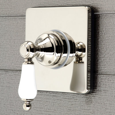 Kingston Brass Single-Handle Wall Mount Three-Way Diverter Valve with Trim Kit