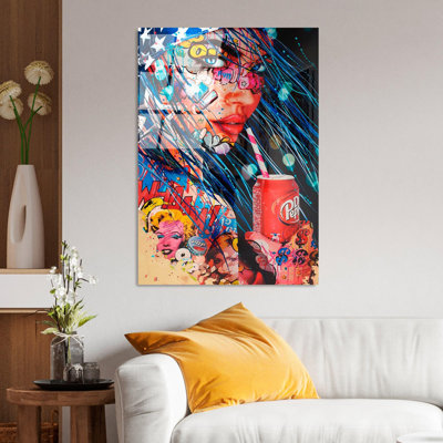 Stunning Tempered Glass Wall Art Painting, 27.6 x 39.4 inches | 100% Tempered Glass, Thickness: 0.16 inches | Elegant Home Decor for Living Room or Office, Durable & Easy to Clean, Perfect Gift Idea