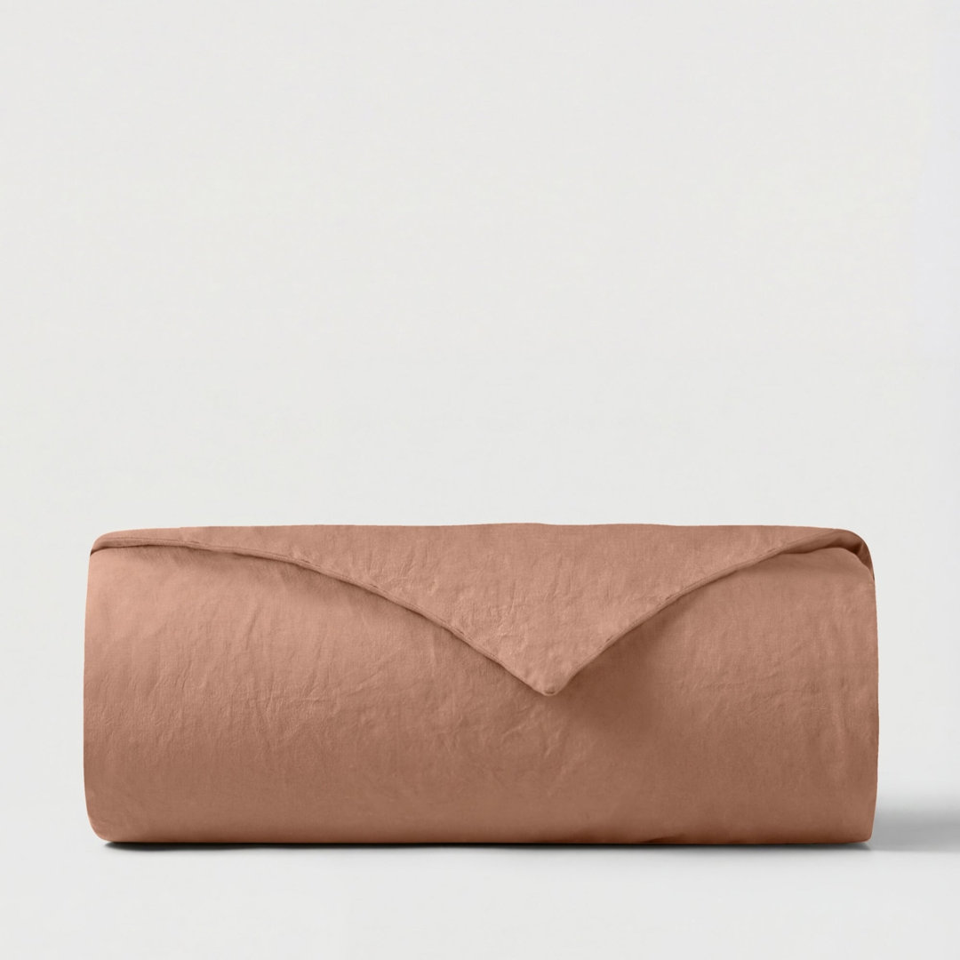 Bedable Brown Percale Duvet Cover - Double - Image 3