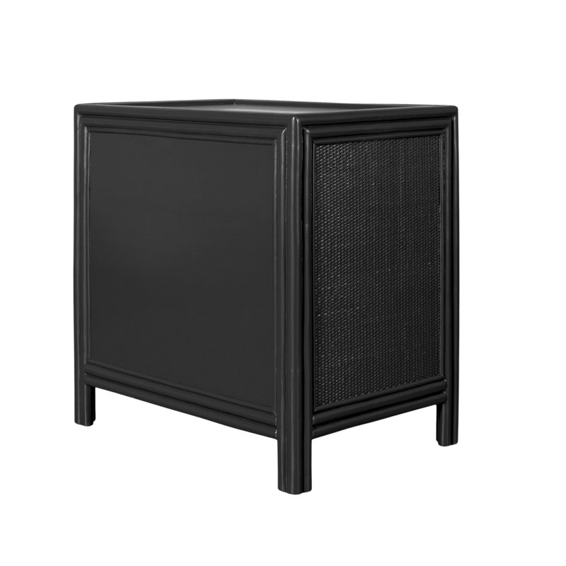 Aruba 1 - Drawer Nightstand, Black