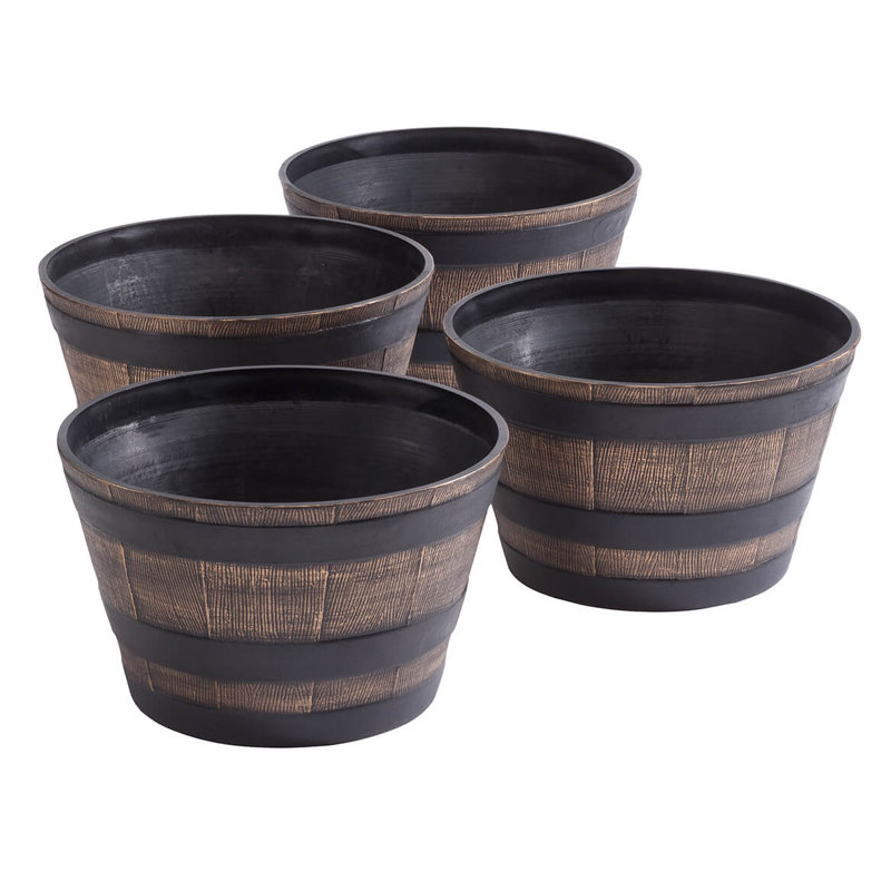 Barrel Planters Set of 4
