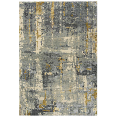 Wool Abstract Indoor Rug