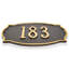 Cambridge 1-Line Wall Address Plaque-1252620860-1252620834