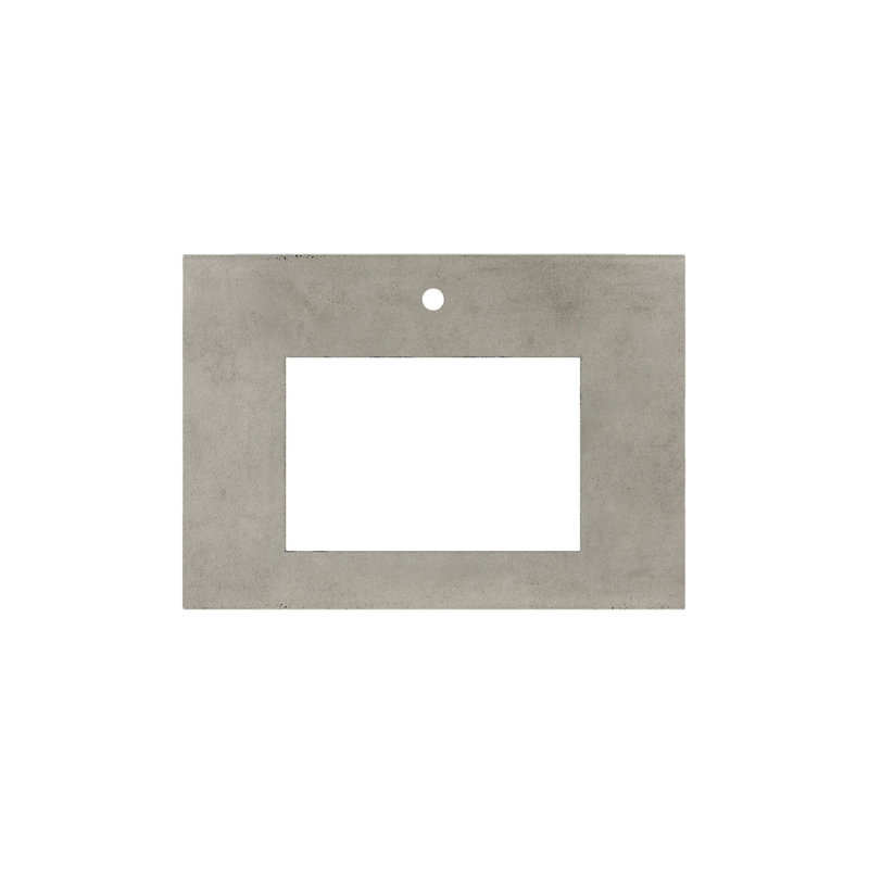 Plateau de meuble-lavabo simple 30,5 po, Simple, Frêne