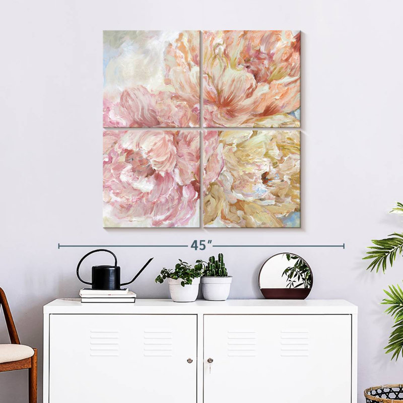 Pivoines Harnek Contemporary II, H 32 po x l 32 po