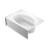Signature® 60" x 42" Alcove Soaking Bathtub-1507053839-1507053824