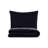 100% Cotton Ranforce Single Quilt Cover Set, Black | Duvet Cover 53.1 x 78.7 inches & Pillowcase 31.5 x 31.5 inches | Reactive Printing, Machine Washable at 40°C, Button Closure for Duvet & Envelope Closure for Pillow-112932235-112932199