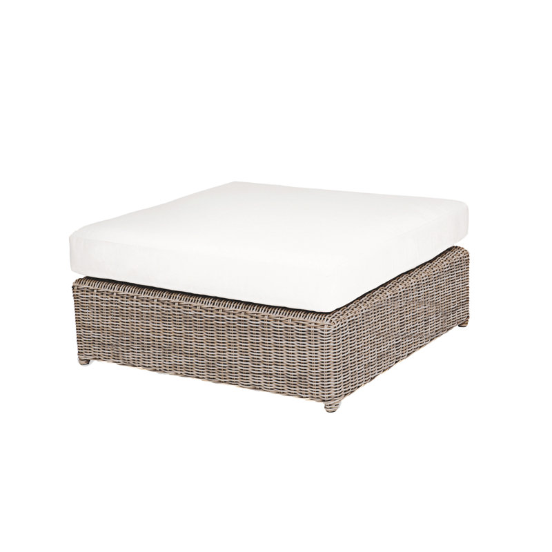 Sag Harbor Outdoor Ottoman, Sag Harbor Driftwood, Perigold Arigato Morning Glory