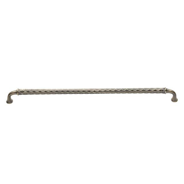 Baldwin 4380 18" CTC Couture A Appliance Pull, Satin Brass/Black