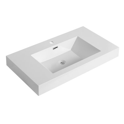 36" Bathroom  Resin Sink