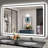Matte Black Matel Framed Vanity Mirror with Lights, Front-lit and Back-lit, Memory Function, 3 Color Temperatures, Dimmable Light & Anti-fog Tempered Glass ETL Listed LED Mirror-985932546-978213257