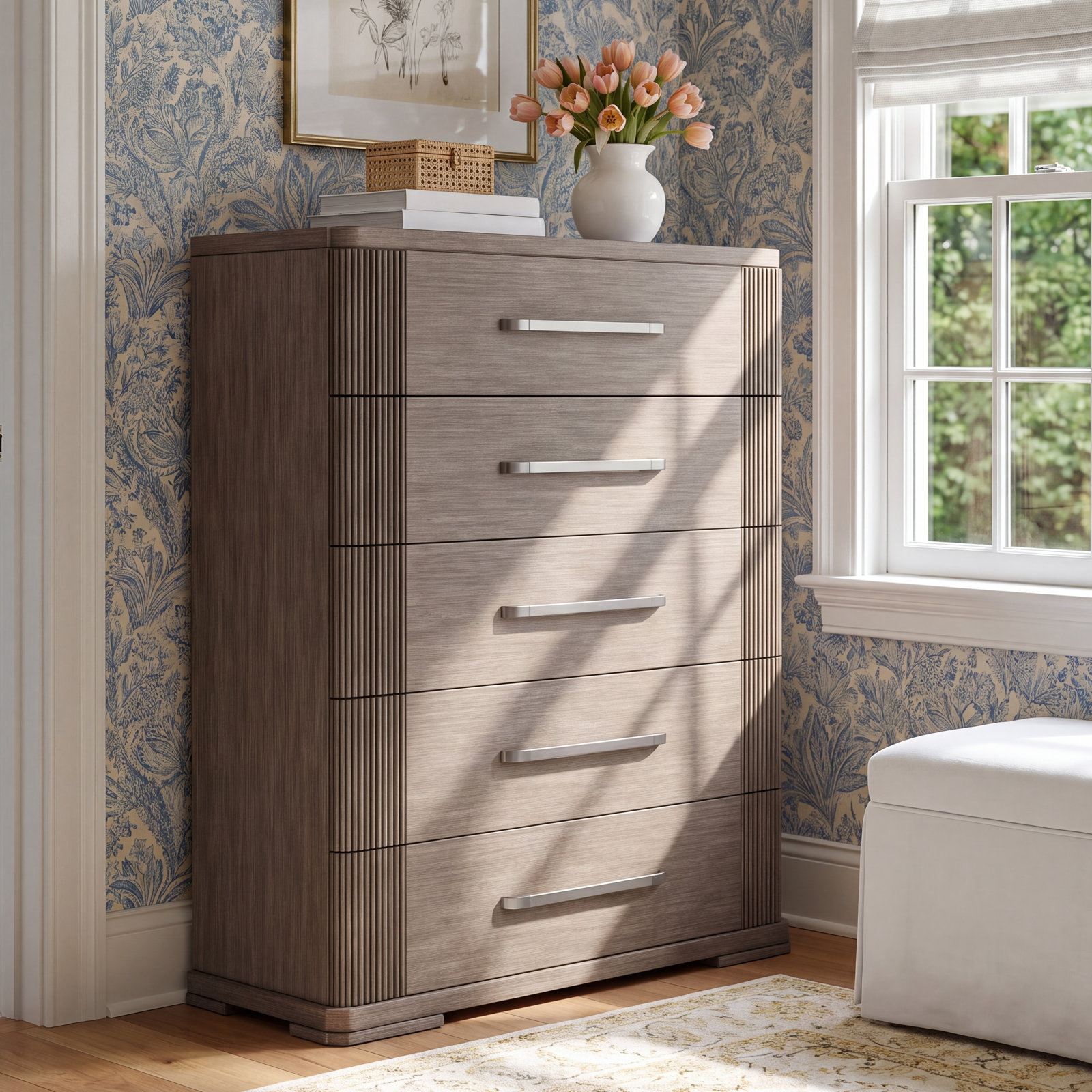 41" Oak Dresser