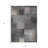 3' X 5' Charcoal Gray And Silver Abstract Washable Indoor Outdoor Area Rug