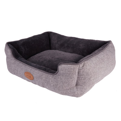 Banbury & Co Herringbone Tweed Pet Bed