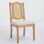 Chaise de salle à manger en rotin, ensemble de 2-2025874667