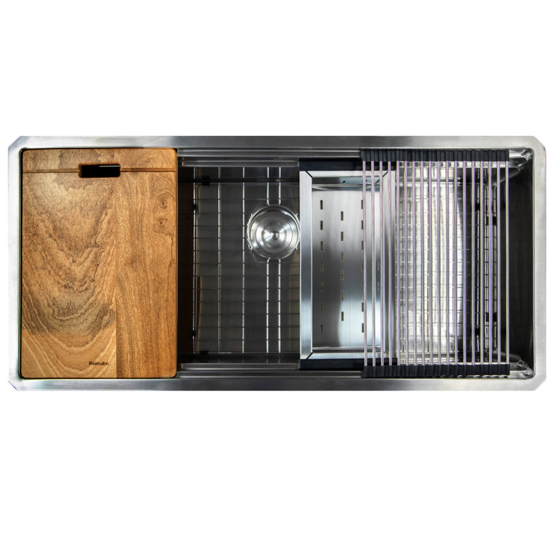 Pro Series 42'' L Undermount Single Bowl Kitchen Sink
