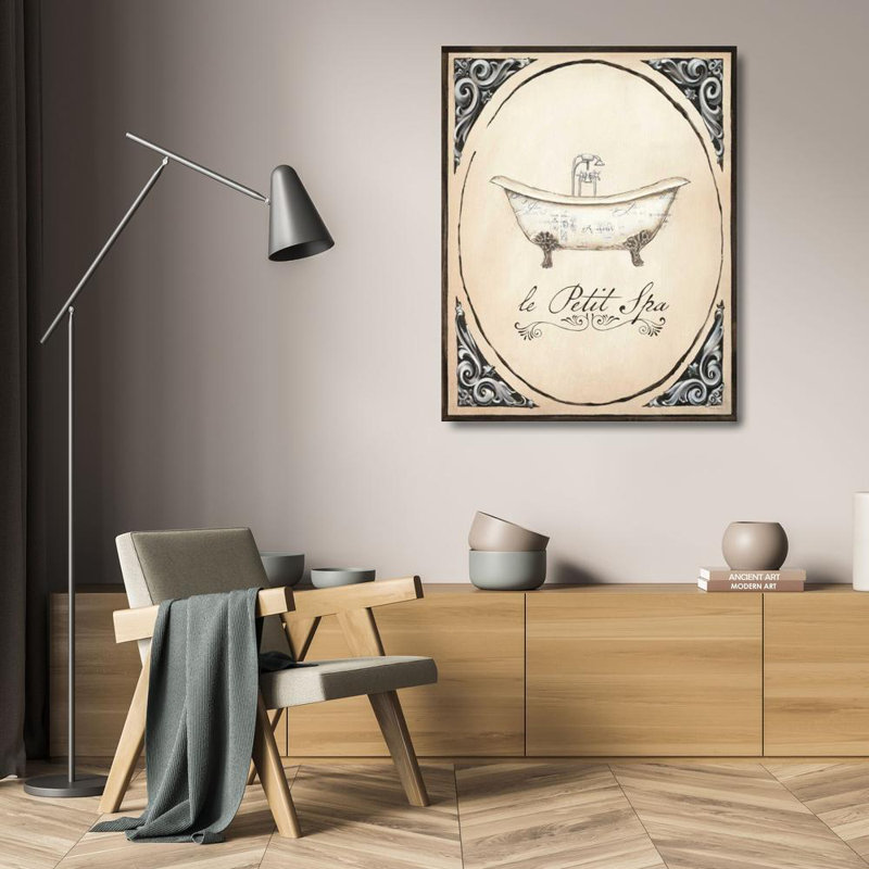 Art sur toile tendue par Red Barrel Studio® Adams, Emily, Le Petit Spa I, H 24 po x l 20 po