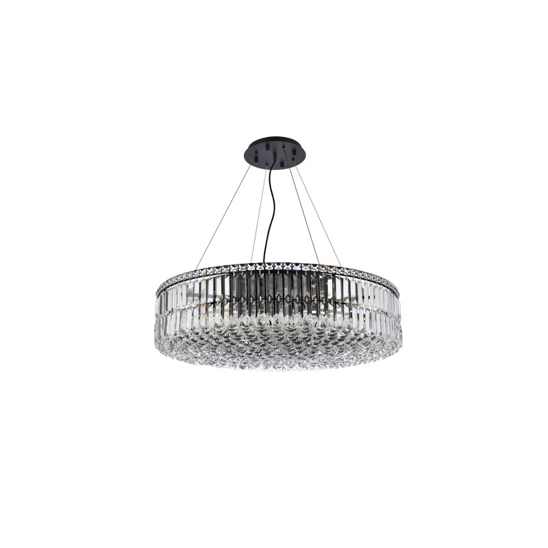 Luminaire suspendu cylindrique unique à 1 lumière