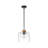 1-Light Hammered Glass Pendant