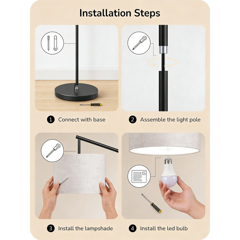 Lampe sur pied Modern Modern