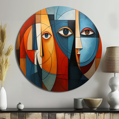 Cleoda - Abstract Round Metal Art
