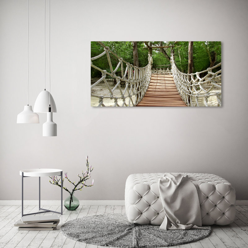 Rope Bridge - Wrapped Canvas Print