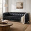 Canapé 3 places à coussin carré amovible de 84,06 po de largeur
