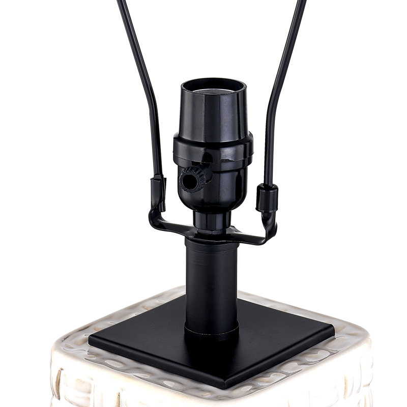 Bartul Ceramic USB Table Lamp Set, 9.06" H x 17.91" W x 16.73" D