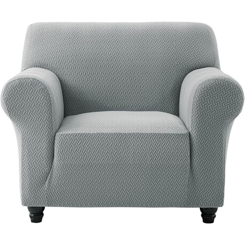 Aspire Homeware 1-Seater High Quality Stretchable Spandex Sofa Cover, Grey