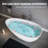Luxury Freestanding Soaking Solid Surface Stone Resin Bathtub, Matte White Coloration Option, Aligned With Contemporary Bathroom Embellishments, 59" Depth Span, Overflow And Pop - Up Drain, Great