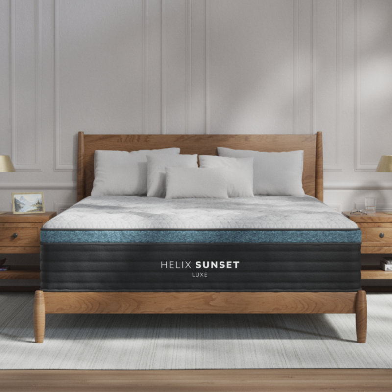 Helix Sunset Luxe 13" Soft Hybrid Mattress, Extra-long Twin