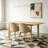 60" Rustic Farmhouse Dining Table-581654134