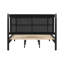Grand lit en bois massif, aucun sommier requis-1357675752