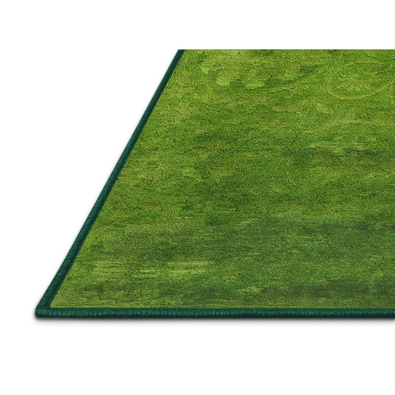 Tapis 100% Mid-Century moderne lavable à la machine 2645, Rectangle 5 pi x 8 pi