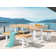 2 - Person Acacia Wood Patio Dining Set with Rectangular Table