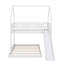 Lit superposé avec glissade House-958026094