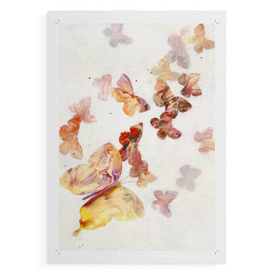 «All a Flutter» - impression sur toile seulement - non encadrée
