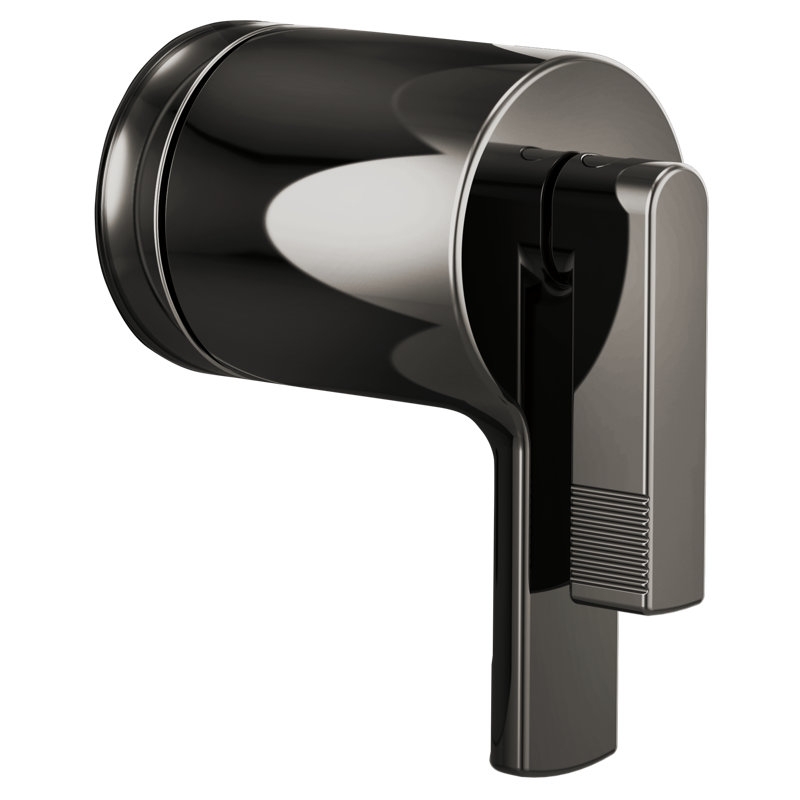 Kintsu® Thermostatic Valve Trim, Brilliance Black Onyx, Lever
