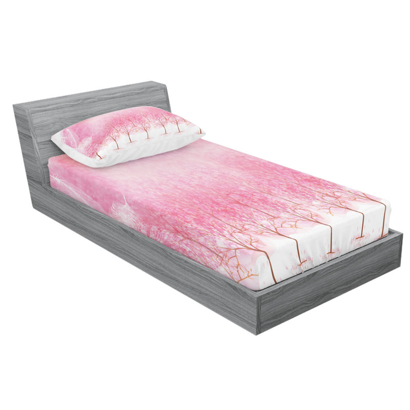Microfiber Sheet Set, Twin XL Sheet Set with Fitted Sheet