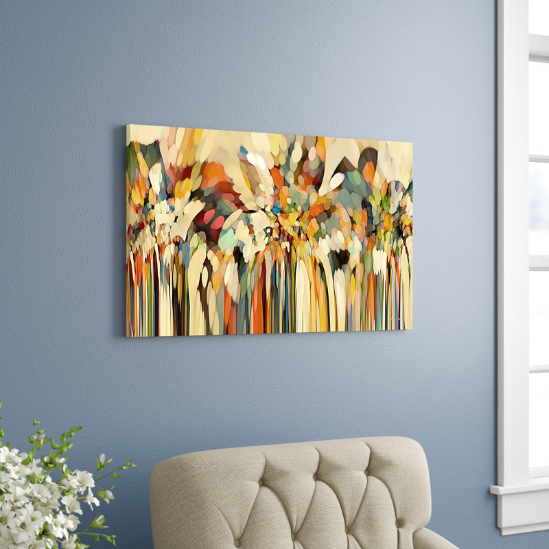 " Angels Guiding Lot. Genesis 19:15 " by Mark Lawrence, 24" H x 40" W, Wrapped Canvas, No Frame
