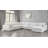 Burrows 158" Wide Linen Reversible Down Cushion Modular Sofa & Chaise with Ottoman-594152032