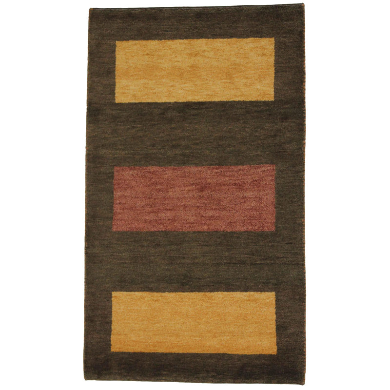 Pickar Hand Woven Cotton and Wool Area Rug