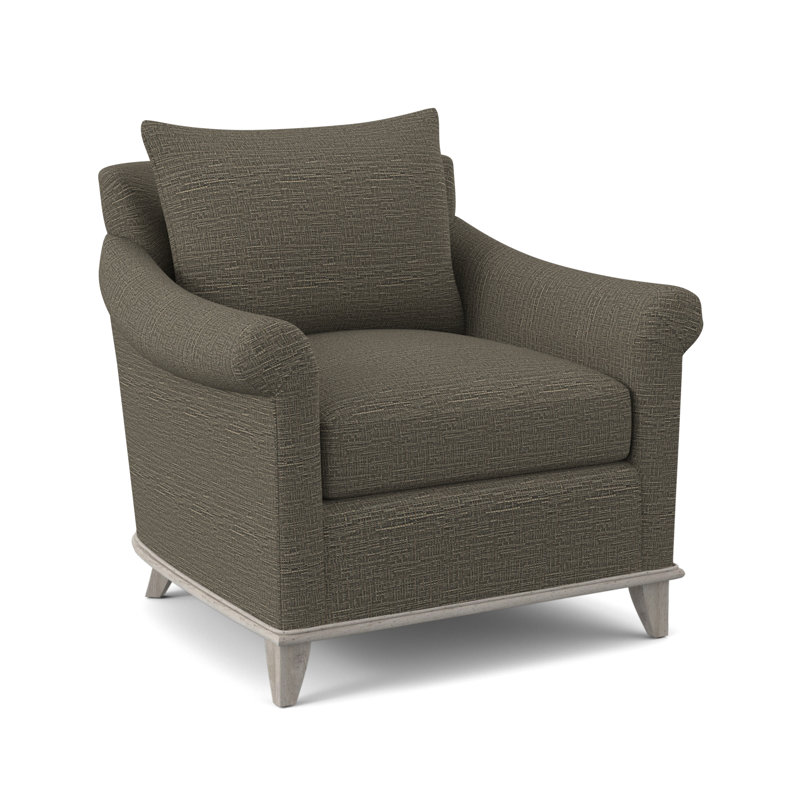 Fauteuil Drake, Bisque, Ébène Margaret