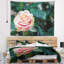 Tapisserie de fleurs à clôturer floral rouge et orange rose-28488498