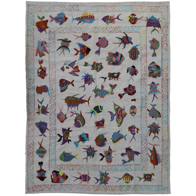 Inna Rectangle 168 cm x 234 cm Wool Hand Woven Area Rug