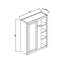 Armoire murale de coin de cuisine encastrable L 36 po x H 42 po x P 13,5 po prête à assembler Casainc-132275130