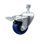 Polyurethane Wheel Swivel ½ Inch Stem Caster with Total Lock Brake