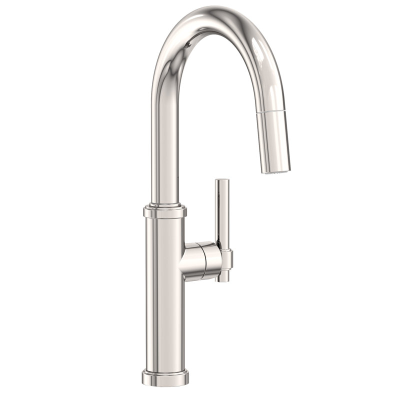 Seager Prep/Bar Pull Down Faucet, Polished Nickel (PVD)