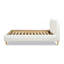 Lit plateforme tapissier Roman