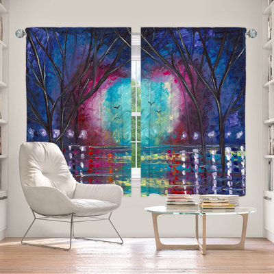 Jenavieve Room Darkening Curtain Pair